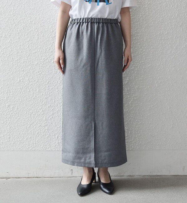 quaranciel「quaranciel:〈洗濯機可能〉Vネック ブラウス & Iライン スカート セットアップ」|ワンピース|