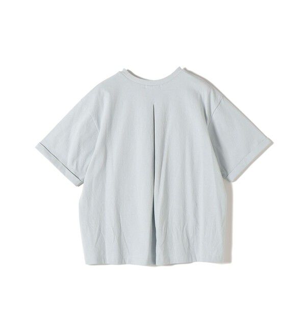 SHIPS for women「【WEB限定】バック タック ショート スリーブ ロゴ プリント TEE」|Tシャツ・カットソー|