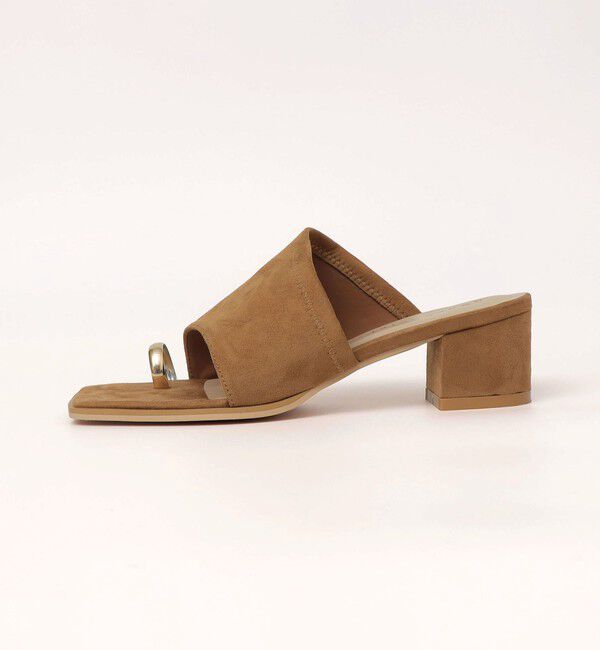 quaranciel「quaranciel: トゥリング メタル ヒール サンダル」|サンダル|