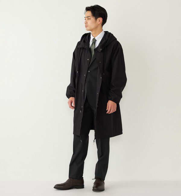 SHIPS Colors 「【SHIPS Colors別注】Rain-Stuff:〈撥水・洗濯機可能〉フード コート◇」|ミリタリー・モッズコート|