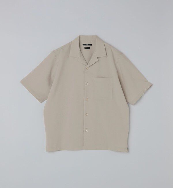 SHIPS「SHIPS: 〈MADE IN JAPAN〉Reflax(R) 5スリーブ オープンカラー シャツ」|シャツ・ブラウス|