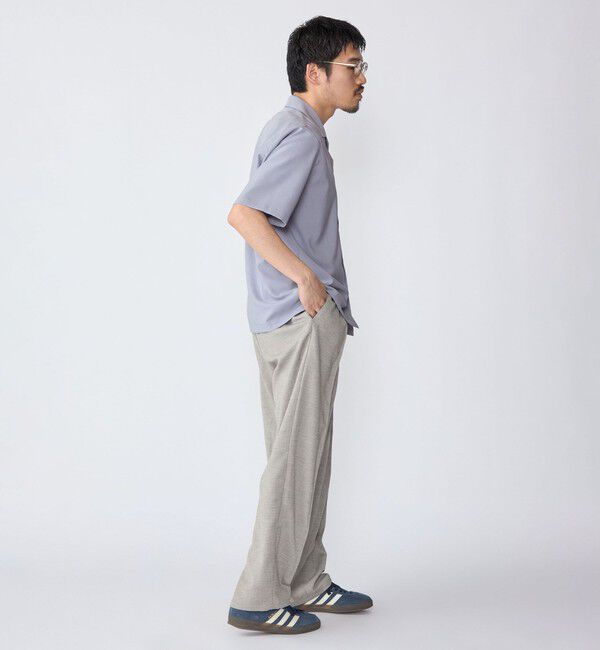 SHIPS「SHIPS: 〈MADE IN JAPAN〉Reflax(R) 5スリーブ オープンカラー シャツ」|シャツ・ブラウス|