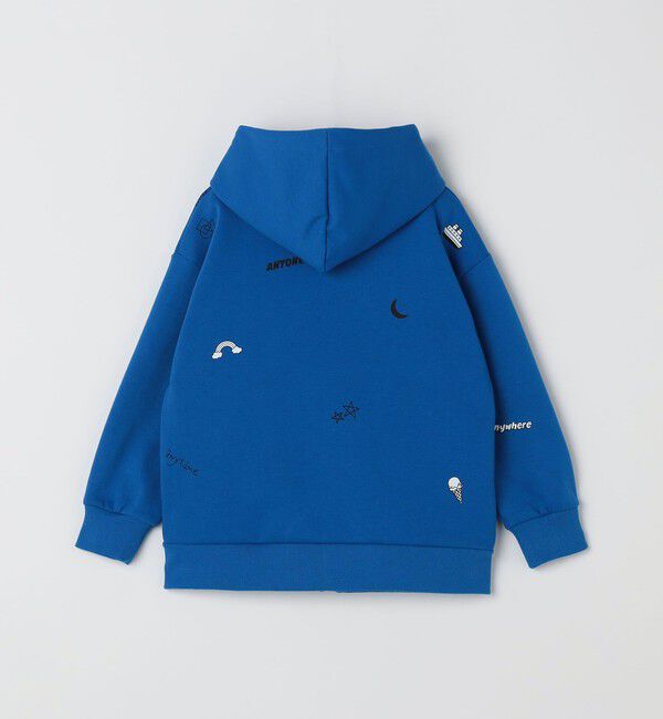 SHIPS any「SHIPS any:〈洗濯機可能〉ポンチ デザイン ジップ パーカー <KIDS>」|パーカー|