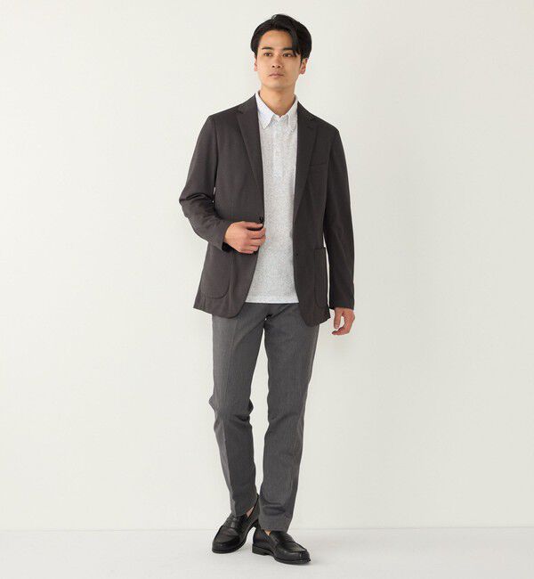 SHIPS Colors 「SHIPS Colors:〈吸水速乾〉カノコ プリント ボタンダウン ポロシャツ」|ポロシャツ|