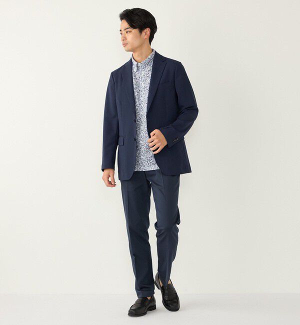 SHIPS Colors 「SHIPS Colors:〈吸水速乾〉カノコ プリント ボタンダウン ポロシャツ」|ポロシャツ|