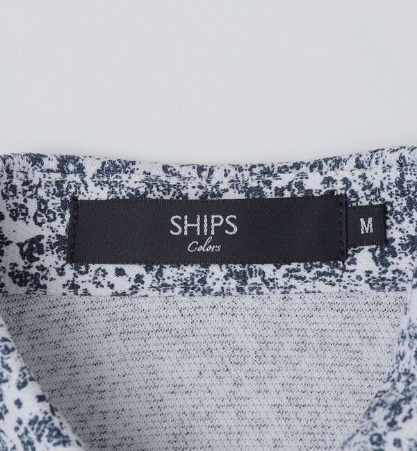 SHIPS Colors 「SHIPS Colors:〈吸水速乾〉カノコ プリント ボタンダウン ポロシャツ」|ポロシャツ|