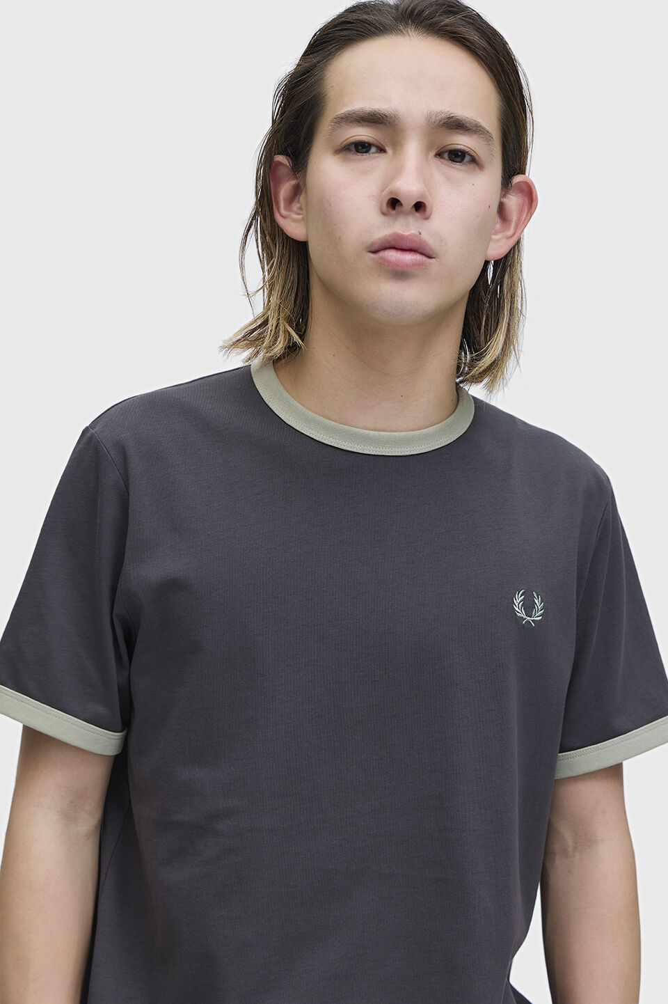 FRED PERRY 「Ringer T-Shirt」|Tシャツ・カットソー|ANCHOR GREY