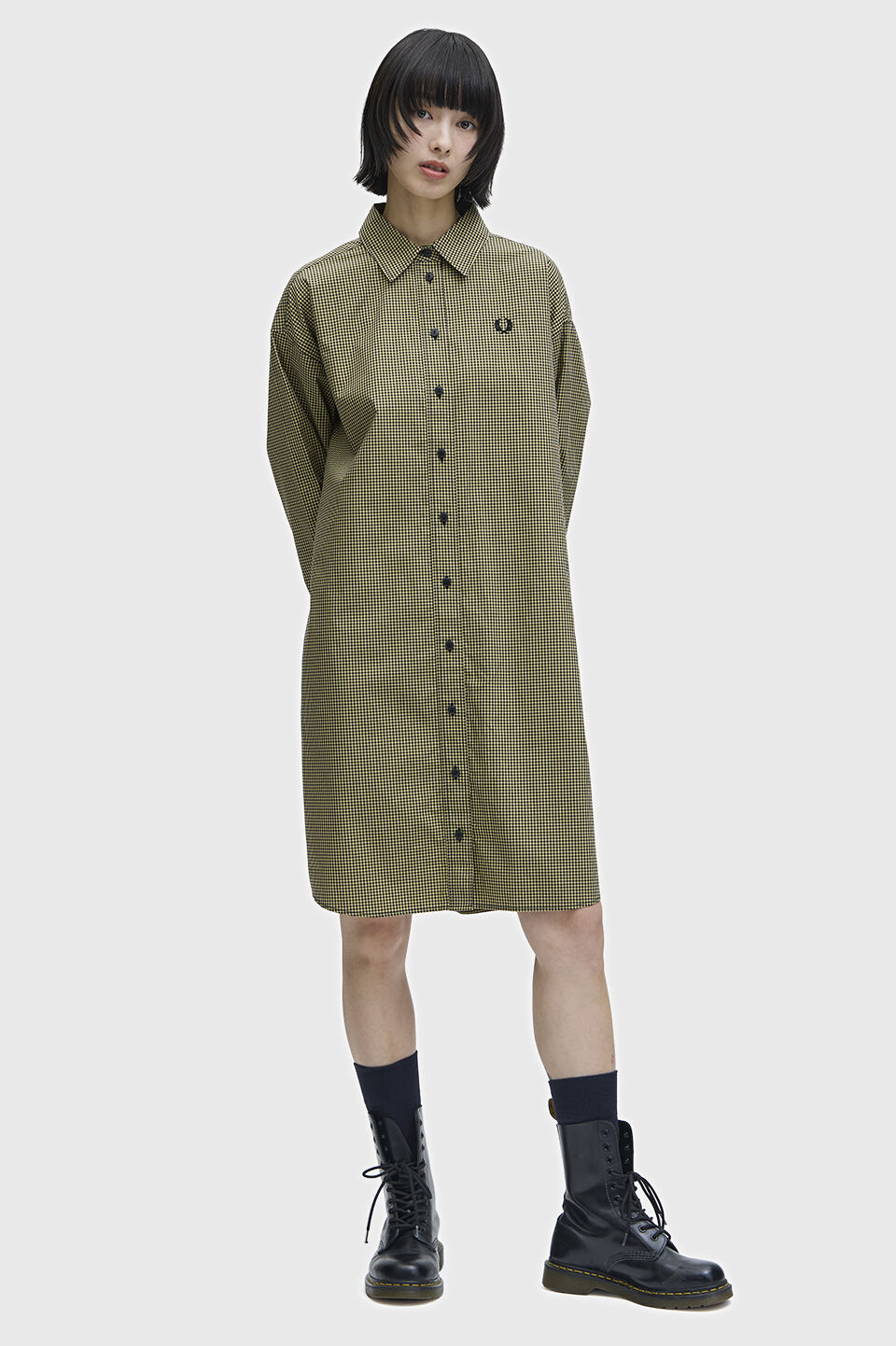 FRED PERRY 「Chequerboard Shirt Dress」|ワンピース|
