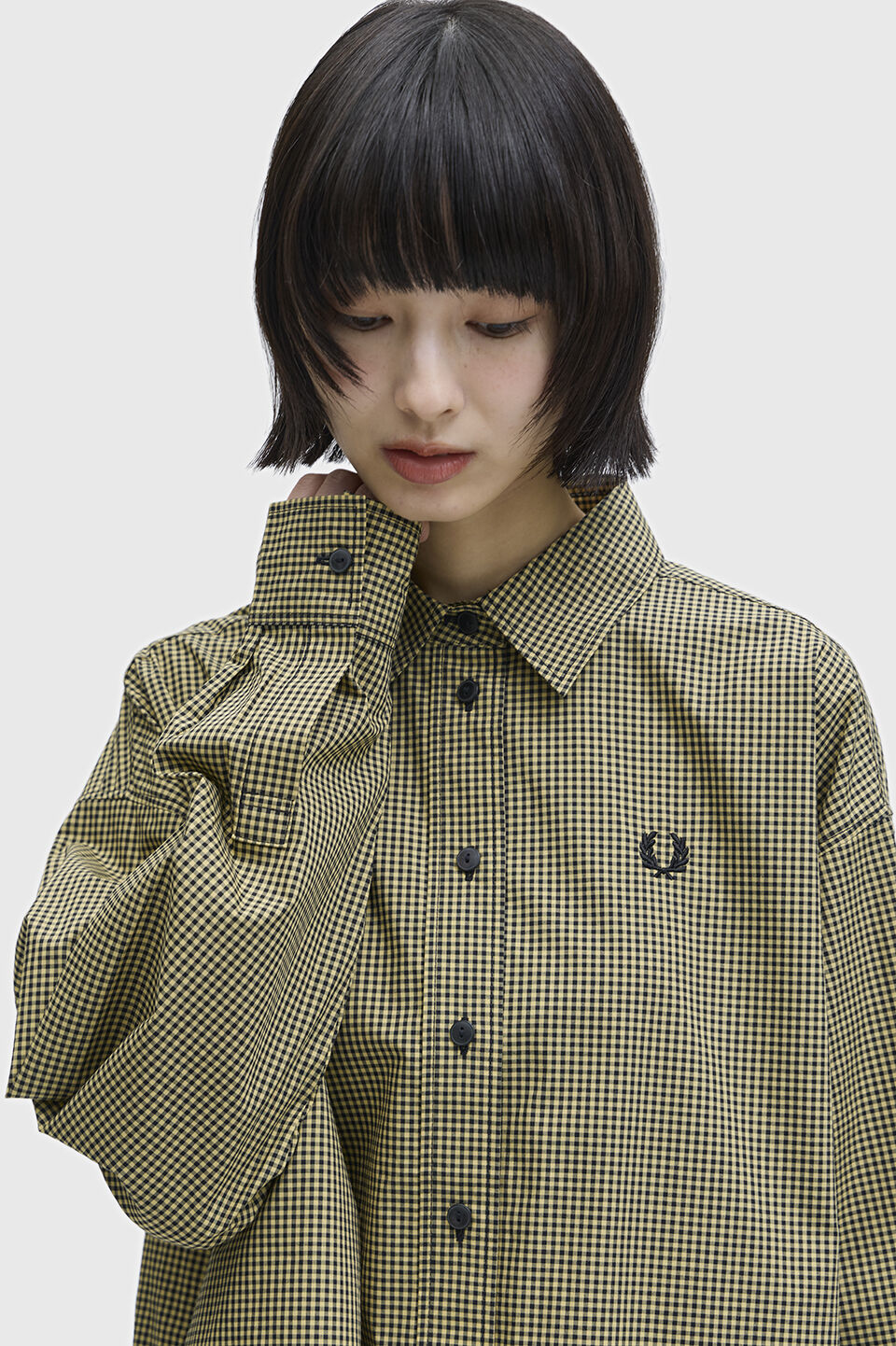 FRED PERRY 「Chequerboard Shirt Dress」|ワンピース|