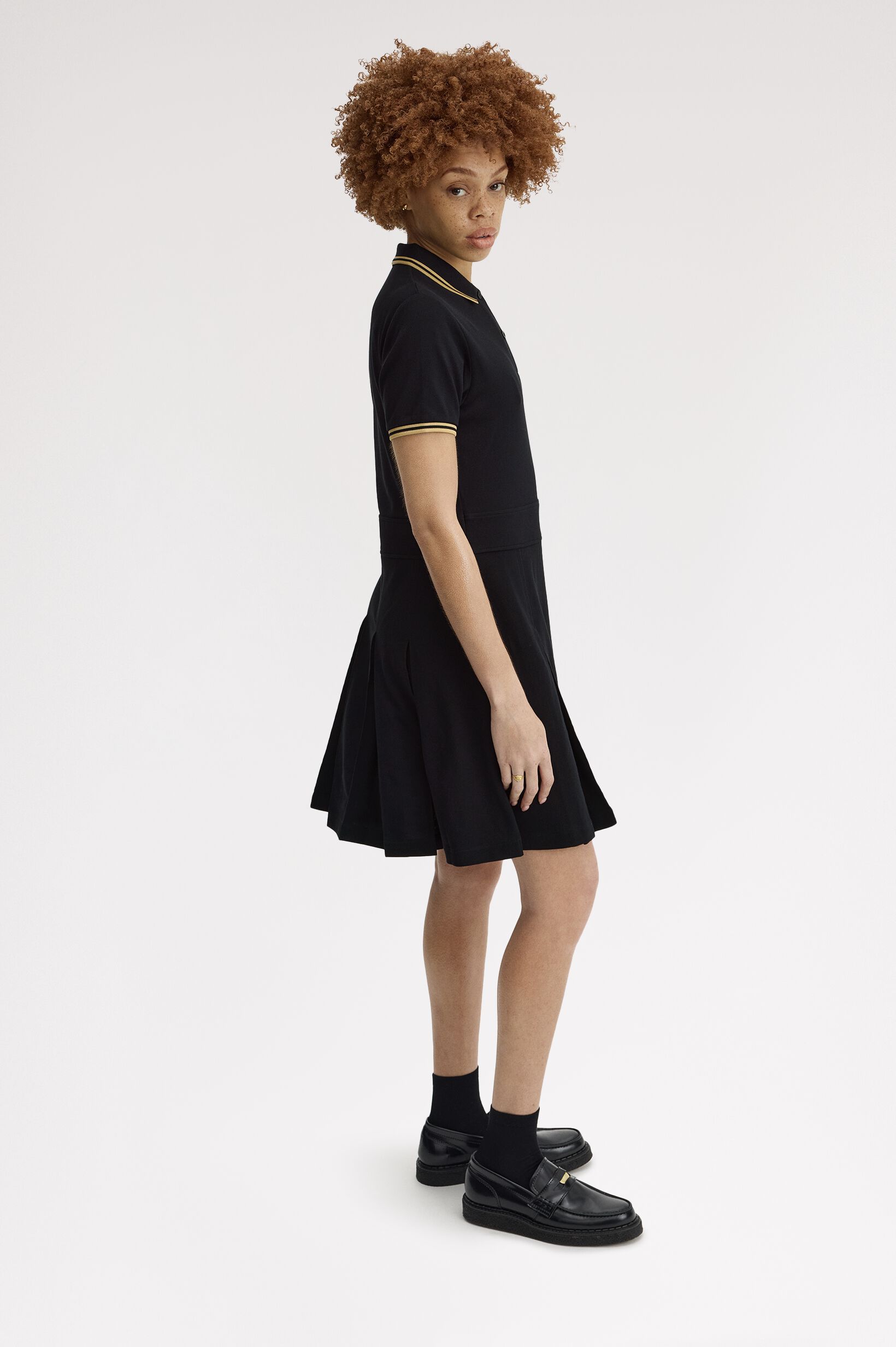 FRED PERRY 「Tipped Pleated Tennis Dress」|ワンピース|