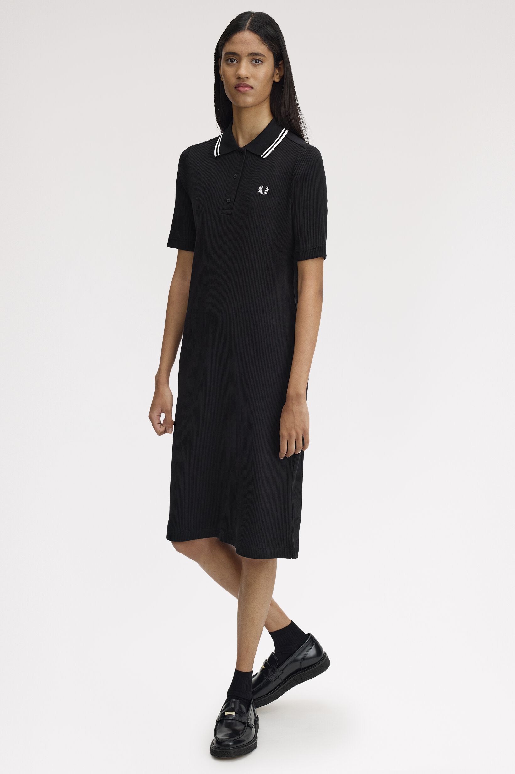 FRED PERRY 「Ribbed Polo Dress」|ワンピース|