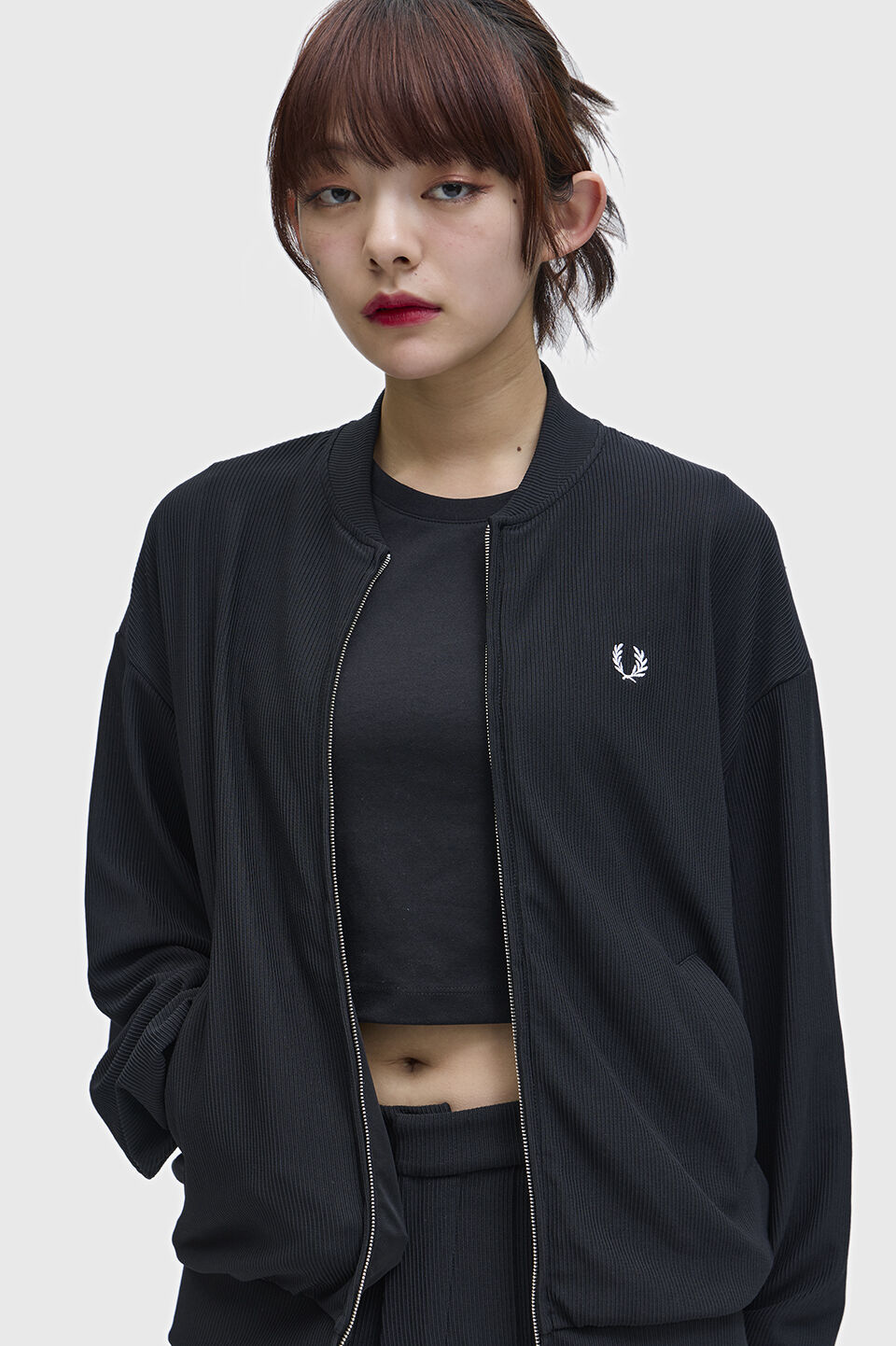 FRED PERRY 「Rib Tricot Bomber Jacket」|ブルゾン・スタジャン|
