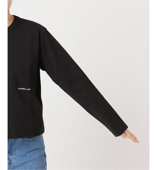 OUTDOOR PRODUCTS Usual Things「ロゴ刺繍コットンクルーネックカーディガン」|カーディガン|