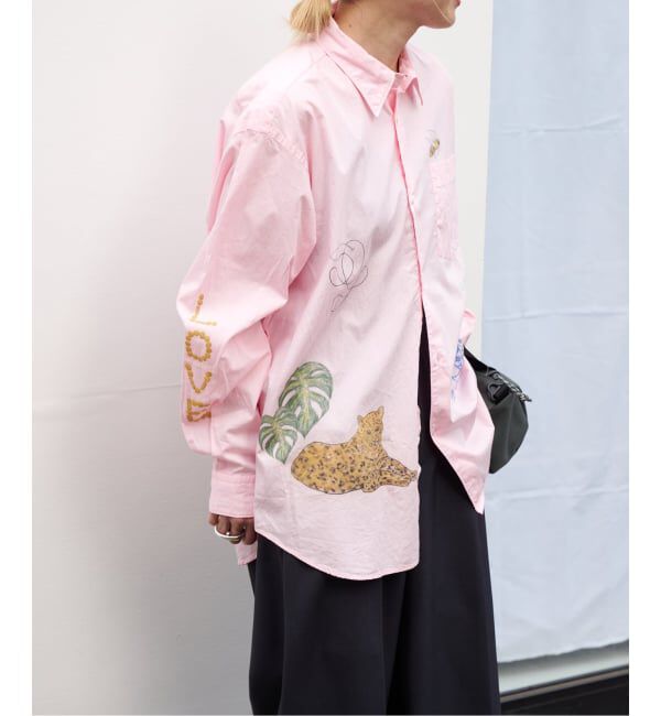 OUTDOOR PRODUCTS Usual Things「FUJITO ex セレモニープリントシャツ」|シャツ・ブラウス|