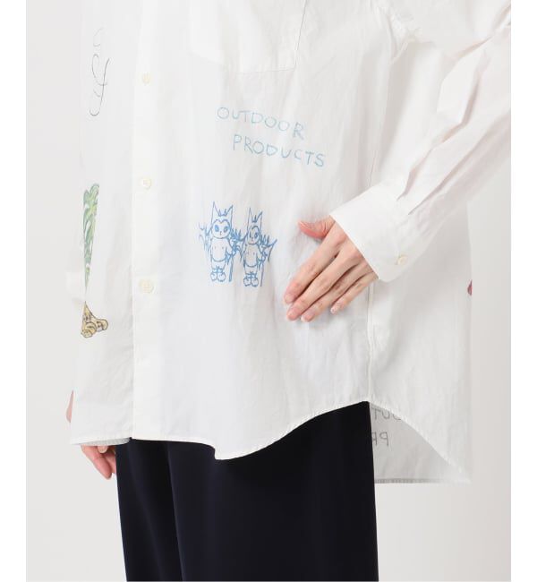 OUTDOOR PRODUCTS Usual Things「FUJITO ex セレモニープリントシャツ」|シャツ・ブラウス|