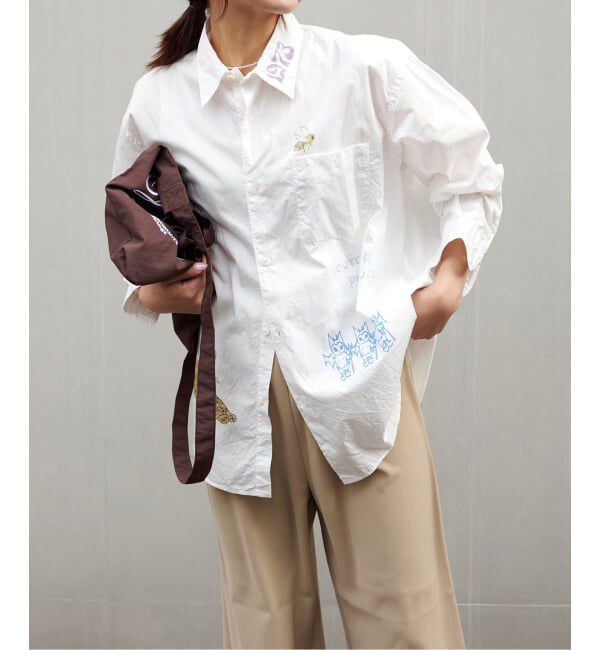 OUTDOOR PRODUCTS Usual Things「FUJITO ex セレモニープリントシャツ」|シャツ・ブラウス|