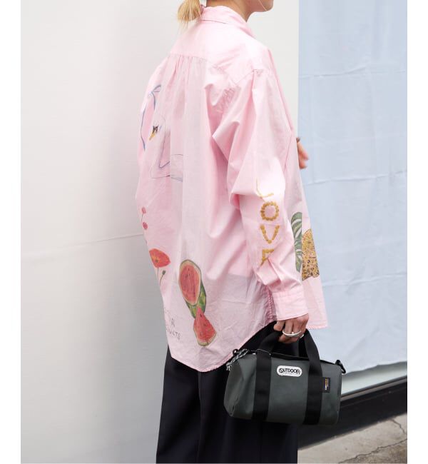 OUTDOOR PRODUCTS Usual Things「FUJITO ex セレモニープリントシャツ」|シャツ・ブラウス|