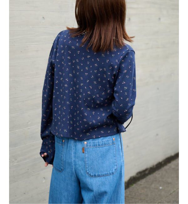 OUTDOOR PRODUCTS Usual Things「《予約》フラワーアイレットリブカーディガン」|カーディガン|