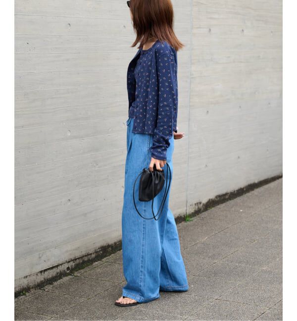 OUTDOOR PRODUCTS Usual Things「《予約》フラワーアイレットリブカーディガン」|カーディガン|