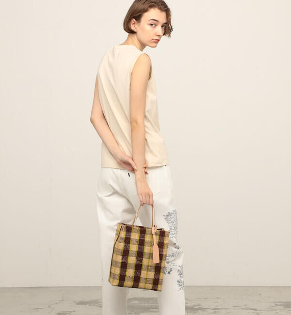 TOMORROWLAND GOODS「EleSac ラフィア ト ミニトートバッグ」|トートバッグ|