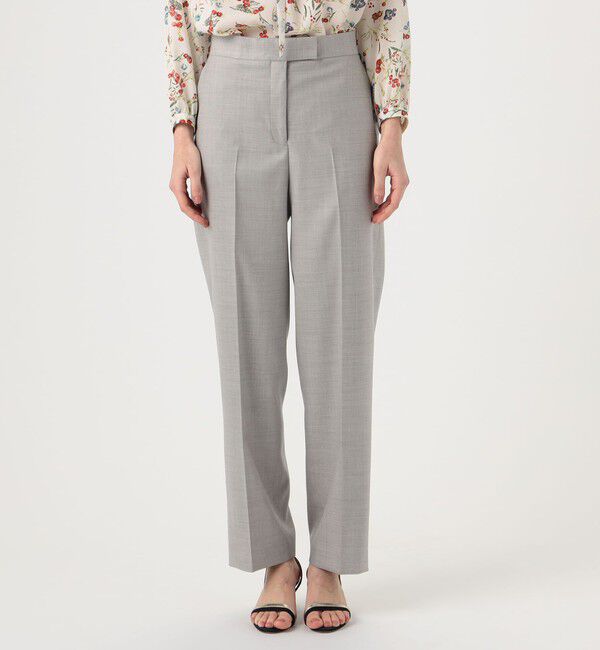 TOMORROWLAND collection「シャイニーピンヘッド ストレートパンツ」|スラックス|