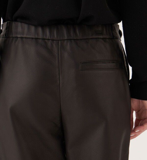 GALERIE VIE「ゴートレザー テーパードパンツ」|その他|