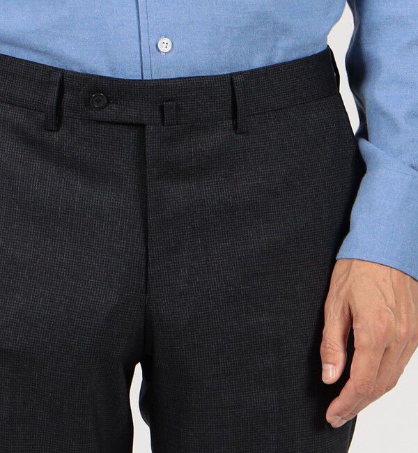 TOMORROWLAND MENS「Super120'sストレッチウールツイル スリムスラックス」|スラックス|