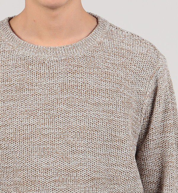 TOMORROWLAND MENS「TOMORROWLAND tricot ギマコットンリネン クルーネックプルオーバー」|ニット・セーター|