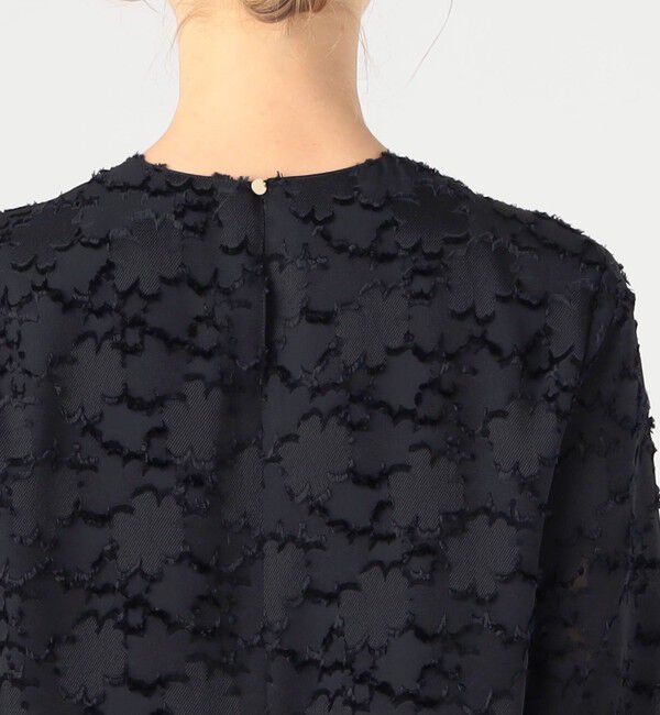 Ballsey「マーガレットカットジャカード フレアギャザーワンピース」|ワンピース|