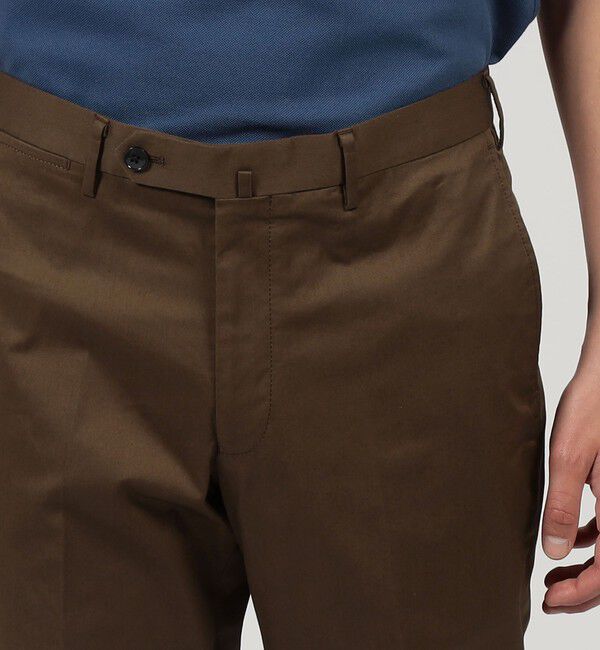 TOMORROWLAND MENS「アイスコットンチノ スリムパンツ」|チノ|