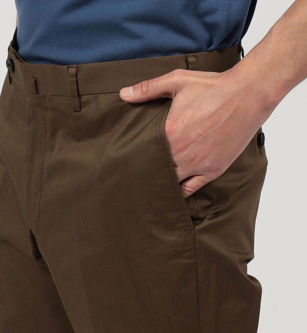 TOMORROWLAND MENS「アイスコットンチノ スリムパンツ」|チノ|