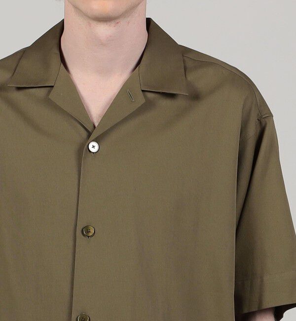 TOMORROWLAND MENS「コットンピケ オープンカラーシャツ」|シャツ・ブラウス|