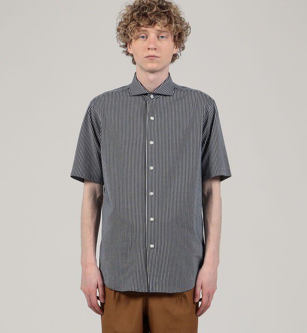 TOMORROWLAND MENS「36ゲージコットンポリエステルニット カッターウェイシャツ」|シャツ・ブラウス|