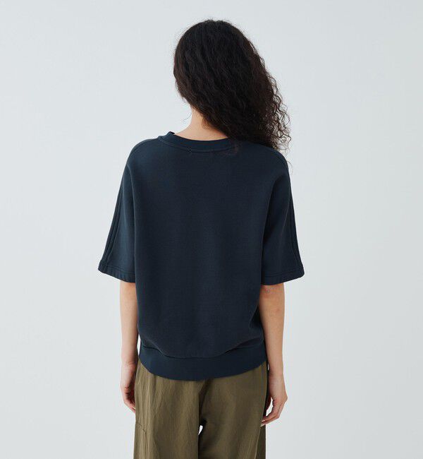 GALERIE VIE「スビンバックパイル ハーフスリーブプルオーバー」|スウェット・ジャージ|