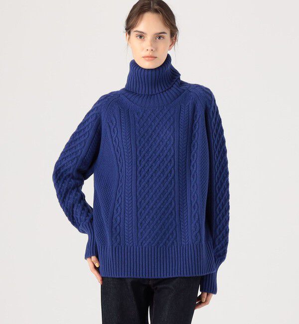 TOMORROWLAND BUYING WEAR「UNION LAUNCH ケーブルタートルニット」|ニット・セーター|
