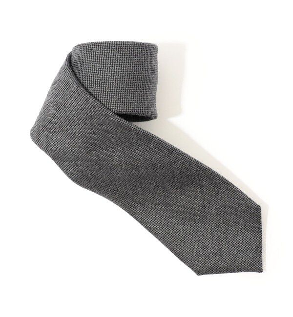 TOMORROWLAND GOODS「TOMORROWLAND ウール ソリッドネクタイ」|ネクタイ・蝶ネクタイ|17 チャコールグレー