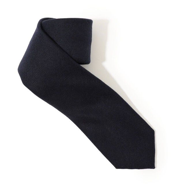 TOMORROWLAND GOODS「TOMORROWLAND ウール ソリッドネクタイ」|ネクタイ・蝶ネクタイ|69 ネイビー