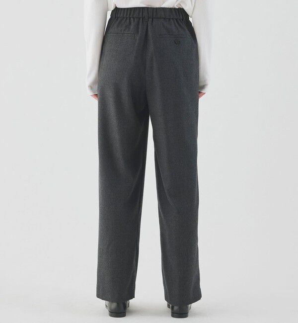 GALERIE VIE「ウーステッドフラノ タックストレートパンツ」|スラックス|