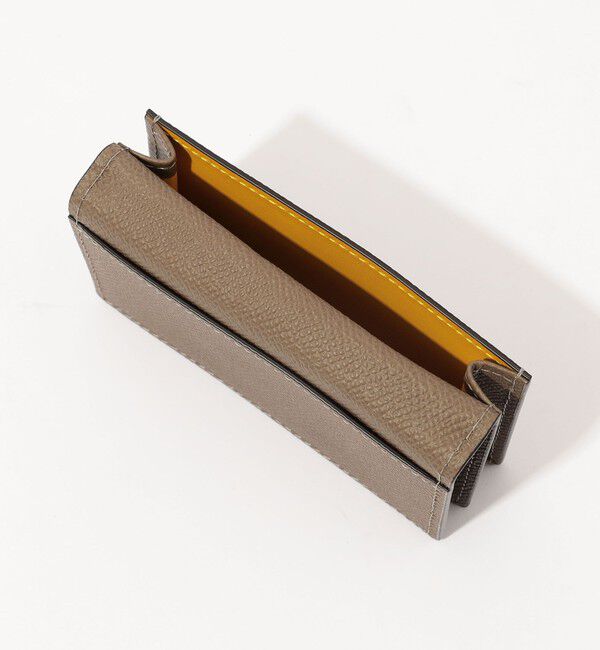 TOMORROWLAND GOODS「【別注】BROOKLYN MUSEUM シュリンクレザー マチカードケース」|名刺入れ・カードケース|