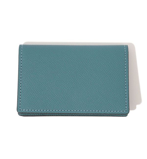 TOMORROWLAND GOODS「【別注】BROOKLYN MUSEUM シュリンクレザー マチカードケース」|名刺入れ・カードケース|63 ライトブルー