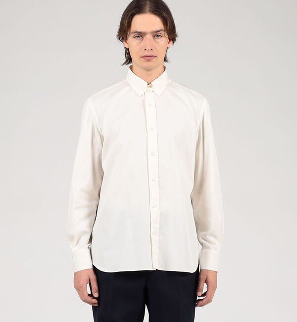 TOMORROWLAND MENS「TOMORROWLAND PILGRIM コットン タブカラーシャツ」|シャツ・ブラウス|