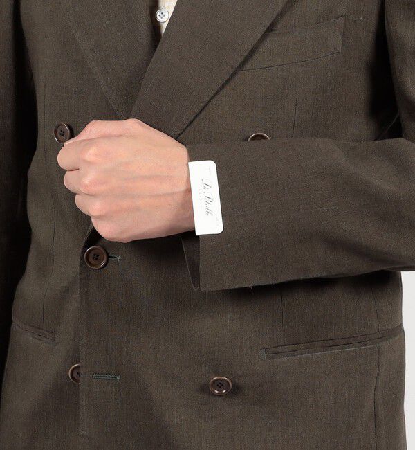 TOMORROWLAND MENS「【別注】De Petrillo ストレッチトロピカル ダブルブレステッド6Bジャケット」|テーラードジャケット|