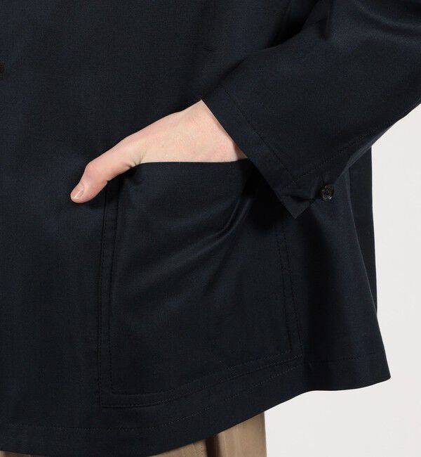 TOMORROWLAND MENS「シルクカルゼ シャツジャケット」|ブルゾン・スタジャン|