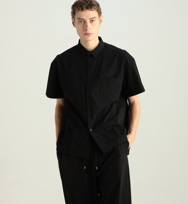 Edition「オーガニックタイプライターハーフスリーブシャツ」|シャツ・ブラウス|