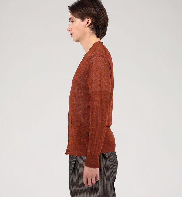 TOMORROWLAND MENS「TOMORROWLAND tricot ティントリネン Vネックカーディガン」|カーディガン|