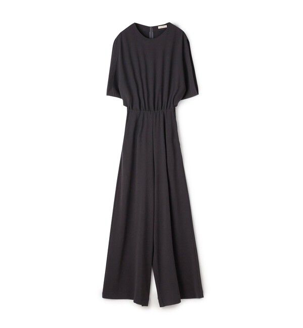 DES PRES「ジャージーライクジョーゼット オールインワン」|オールインワン|17 チャコールグレー