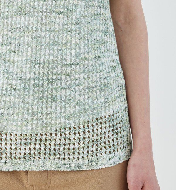 GALERIE VIE「カスリリネン ノースリーブプルオーバー」|ベスト・ジレ|