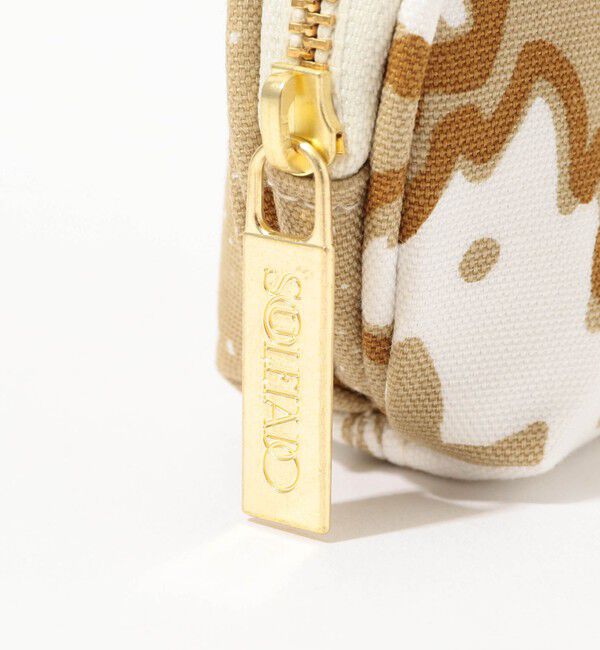 SOULEIADO「SOULEIADO コットンオックス ラウンドポーチ」|ポーチ|