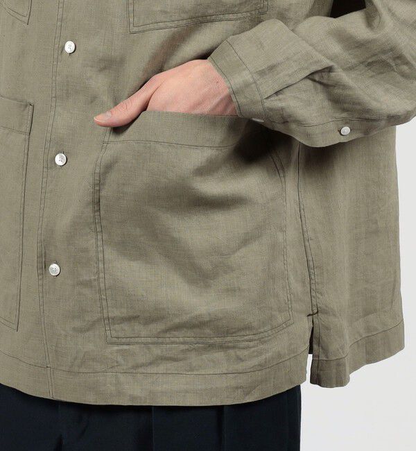 TOMORROWLAND MENS「リネン 4ポケット サファリシャツ」|シャツ・ブラウス|