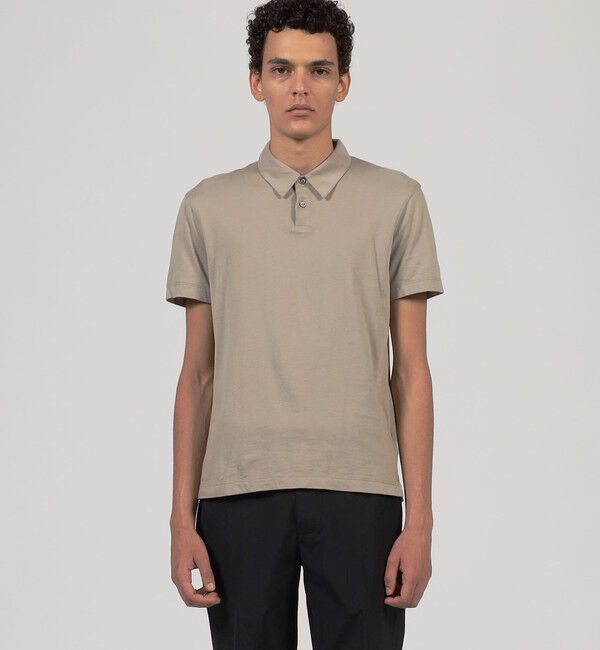 JAMES PERSE「コットンジャージー ポロシャツ MBEL3710」|ポロシャツ|